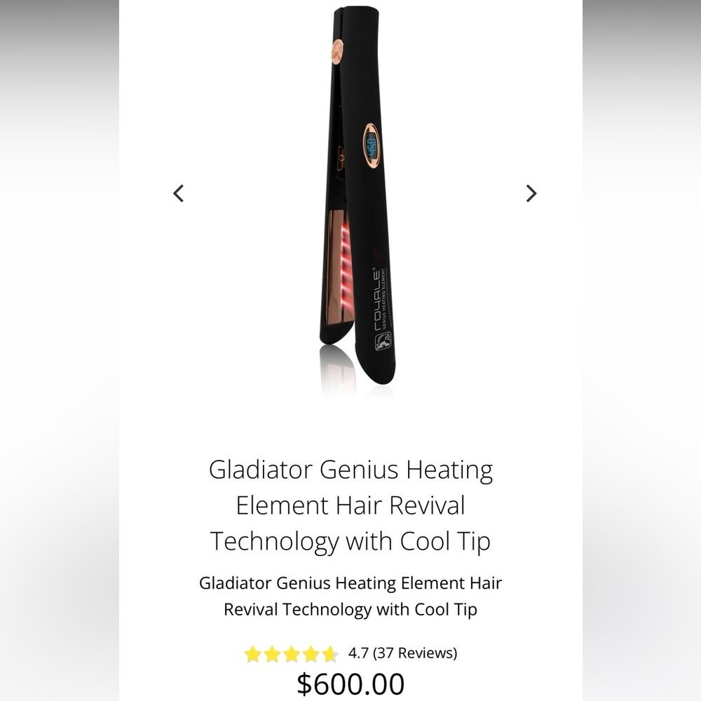 Royale Gladiator Hair Straightener - Picture 4 of 4